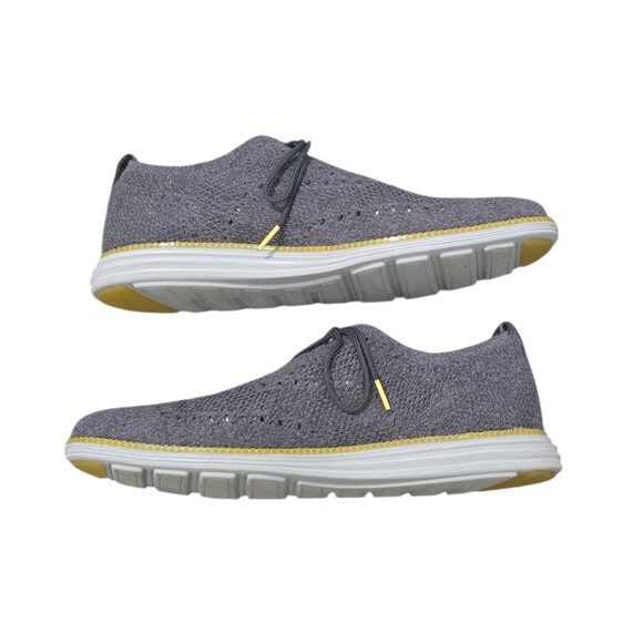 Cole Haan Original Grand Shoes Mens Size 12M Stitchlite Wingtip Oxford Knit Gray main image 5